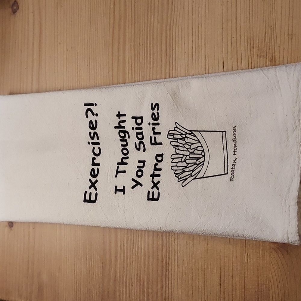 Funny tea towel dish towel cotton
